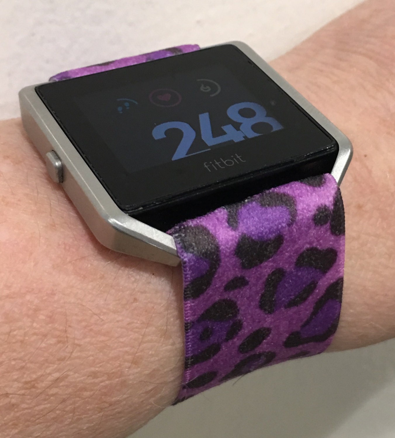 leopard print fitbit blaze band