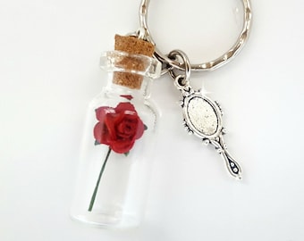 Tale As Old As Time Gift, Rose In A Bottle, Beauty and the Beast, Romantic Gift