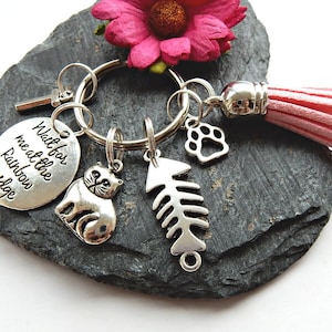 Cat Bereavement Gift,  Rainbow Bridge, Loss Keychain, Personalised Pet Loss,