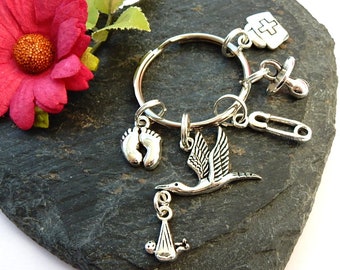 Newly Qualified Midwife Keyring, Midwife Gift Ideas, Midwifery Keychain, Student Midwife Gift, Midwife Appreciation