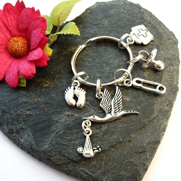 Newly Qualified Midwife Keyring, Midwife Gift Ideas, Midwifery Keychain, Student Midwife Gift, Midwife Appreciation