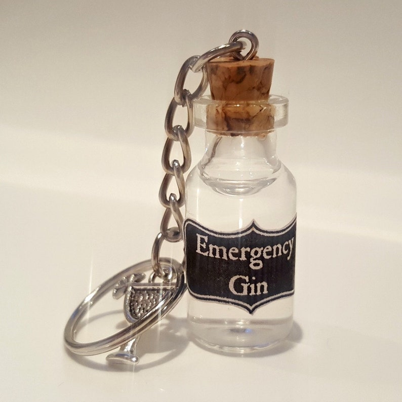 Alcohol Stocking Filler, Funny Stocking Stuffer, Emergency Alcohol Keyring, Funny Secret Santa, Adult Token Gift, Sambuca, Whisky, Brandy image 5