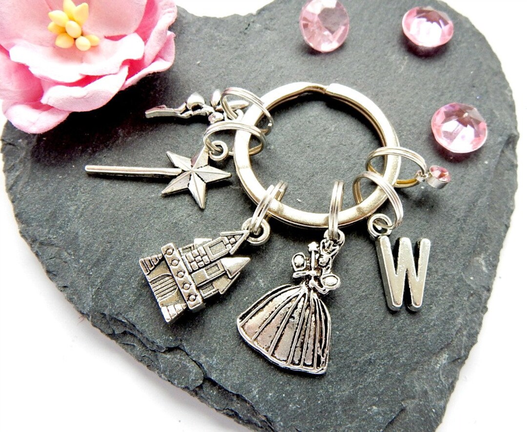 Personalised Fairy-tale Keyring, Princess Keychain Gift, Fairy Tale ...
