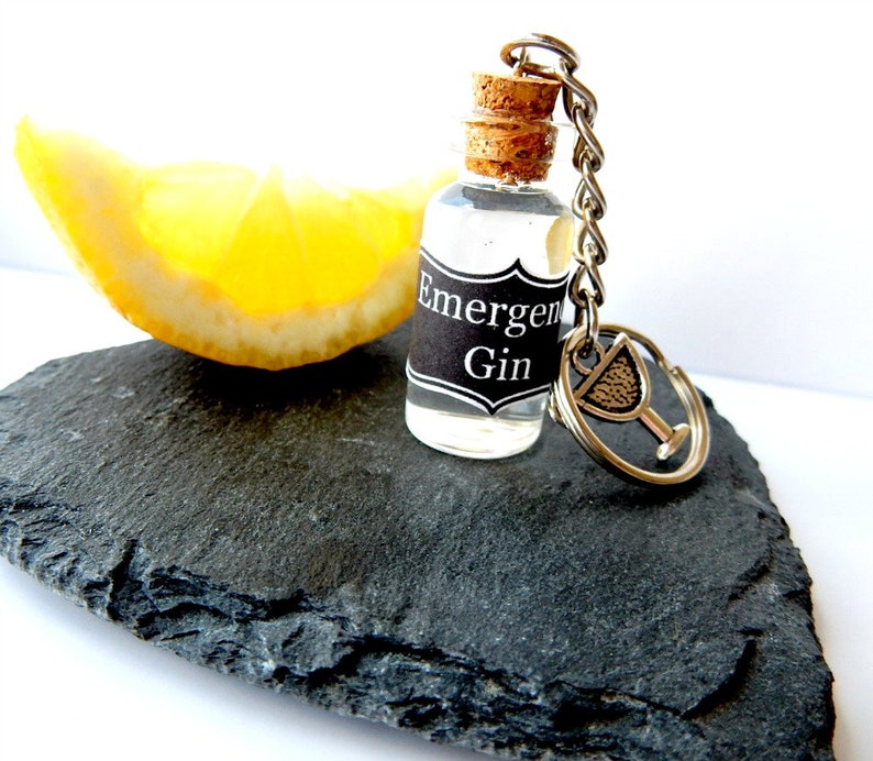 Emergency Gin Keyring, Gift For Best Friend, Alcohol Themed, Hen Party Presents, Spoof, Gag, Comedy Novelty Present, Hamper Filler image 5