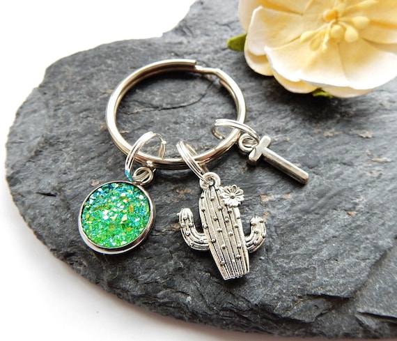 Cactus keyring hot sale