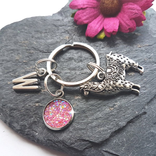 Personalised Llama Keyring, Initial Keychain, Alpaca Gifts, Keyring For Woman, Best Friend Gifts, Cute, Custom, Gift For Her