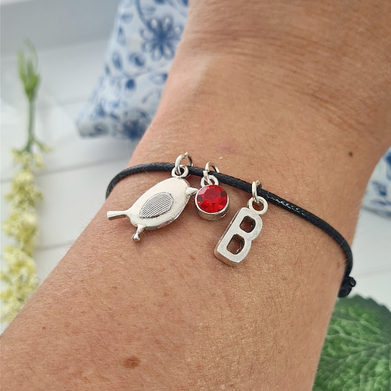 Silver robin bracelet discount