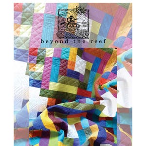 Tiki Temple Quilt Pattern Beginner Pattern by Natalie Barnes beyond the reef pattern Jelly Roll quilt