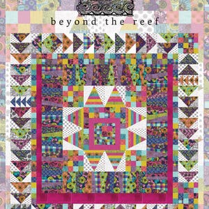 Modern Medallion quilt pattern 12pp revised beyond the reef Quilting