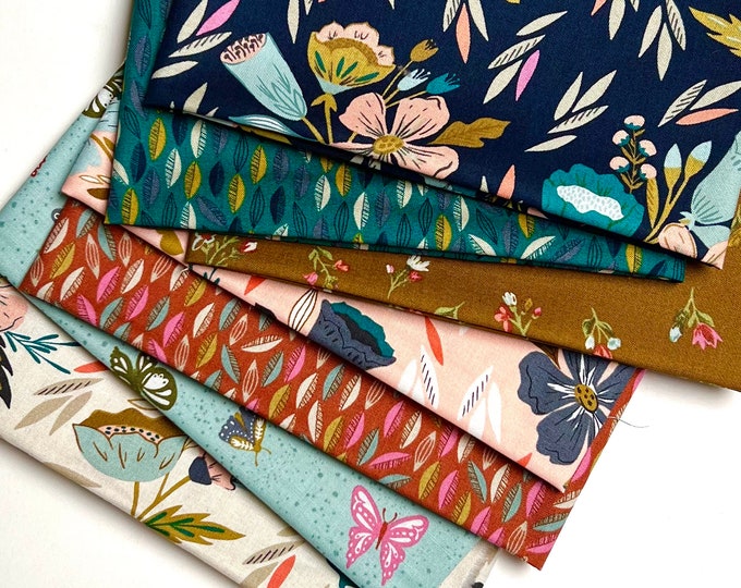 SALE Songbook A New Page Fabric Seven Fat Quarters Bundle Fancy That