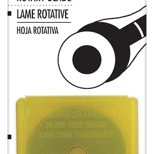 OLFA 45 mm Rotary Cutting Blades Stainless Steel for Rotary Cutters and Fabric