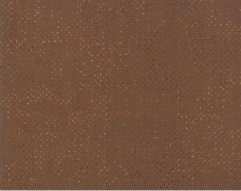 MODA Spotted Brown Mocha fabric BTHY by Zen Chic Premium Quilting Cotton 1660-84