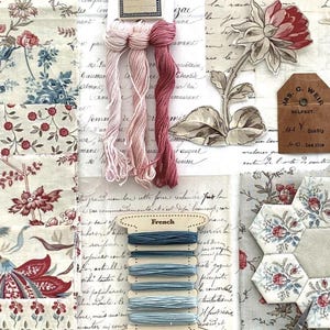 Fleur de Paris charm pack French General  Moda Fabrics Quilting Cotton
