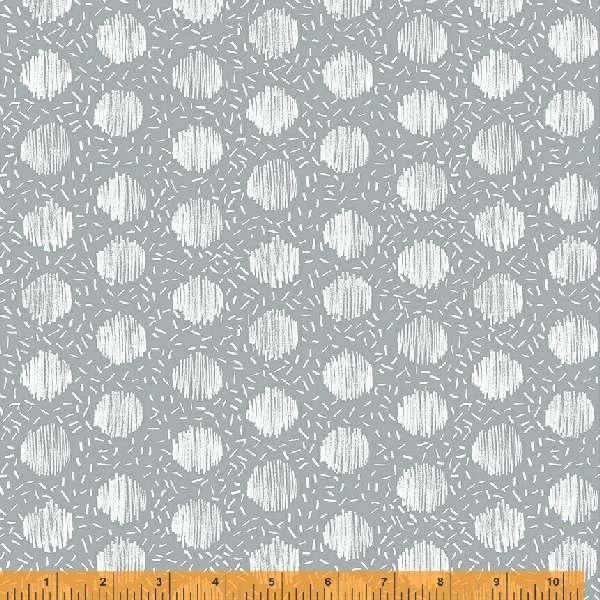 Makers Collage BTHY Chicken Scratch gray 50812B 3 by Natalie Barnes for Windham Fabrics Low Volume fabric Quilting Cotton OEKO Tex Certified