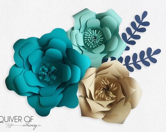 DIY Paper Flower Kit - Large/Med/Med