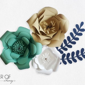 DIY Paper Flower Kit - Med/Med/Small