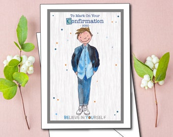 Confirmation Card Etsy