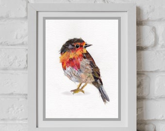 Robin Art Print, Special sympathy gift, robin print, robin artwork, robin sympathy gift, bereavement gift, memorial gift