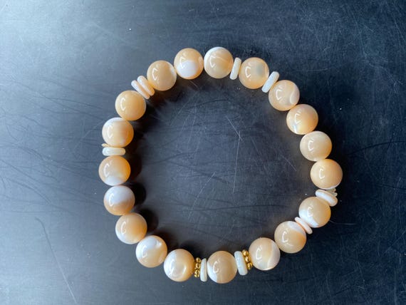 BY17S: Beige/White Bracelet