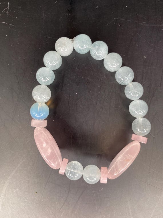 BG58S: Moonstone & Rose Quartz Bracelet