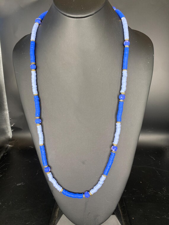 Blue and Royal: Pale Blue & Royal Necklace