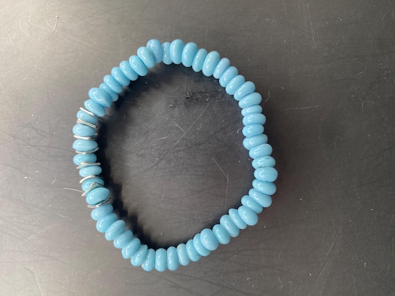 BBL59: Denim Blue Ceramic Bracelet
