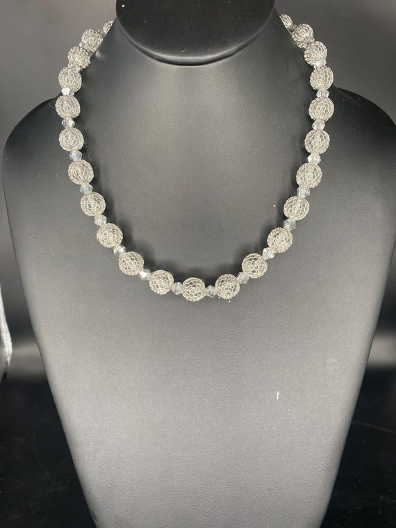 Sparkle: Silver Mesh Choker