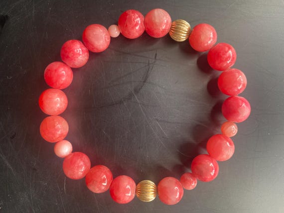 BP33S: Bright Peach Bracelet