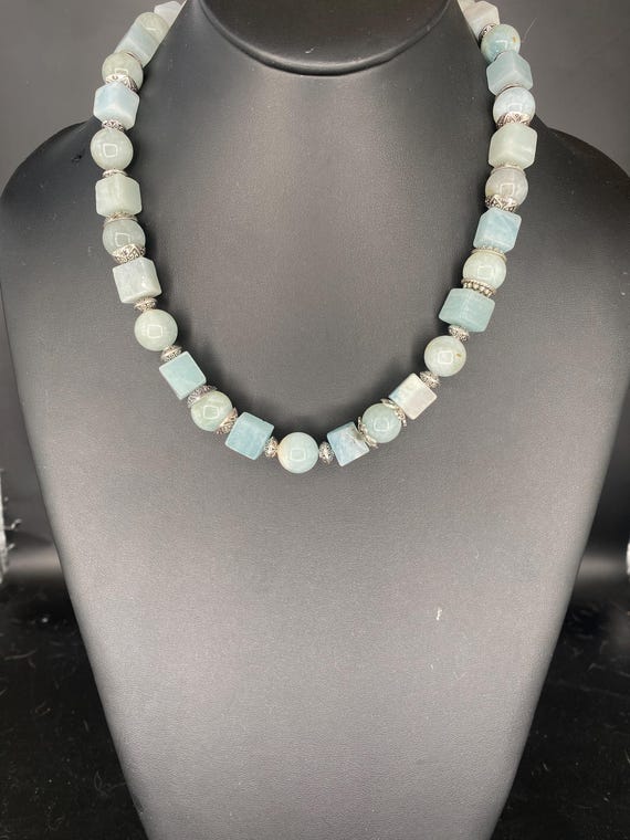 Aquamarine: Mint Necklace