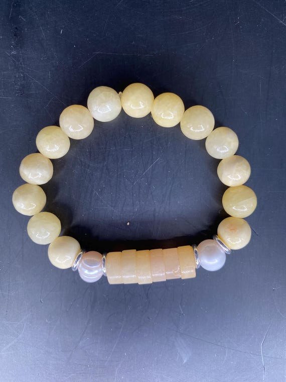 BY38S: Yellow Quartz Bracelet