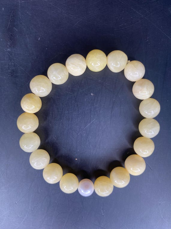 BY37S: Yellow Quartz Bracelet