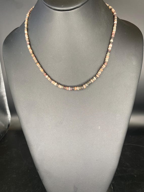 Fire Opal III: Fine Fire Opal Necklace