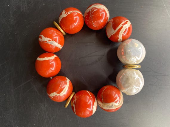 BO12S: Rust Agate Bracelet