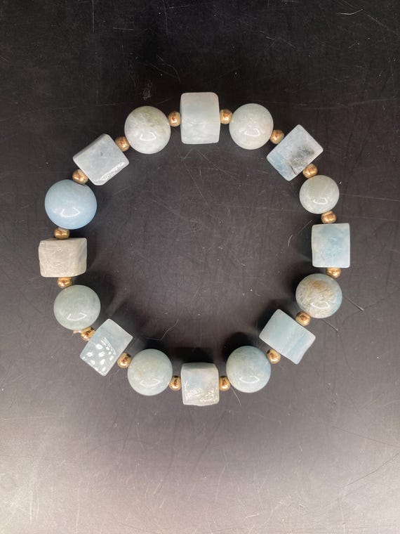 BG38S:Aquamarine Bracelet