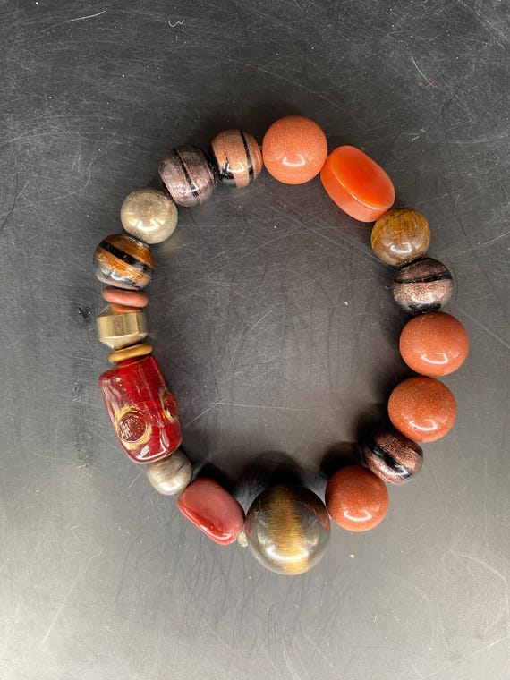 BB10S: Rust/Brown bracelet