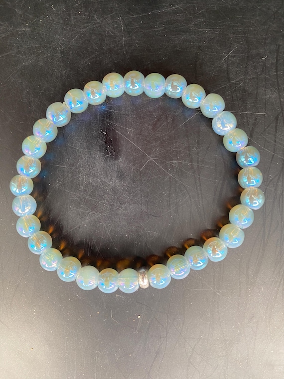 BBL48S: Blue/Grey Bracelet