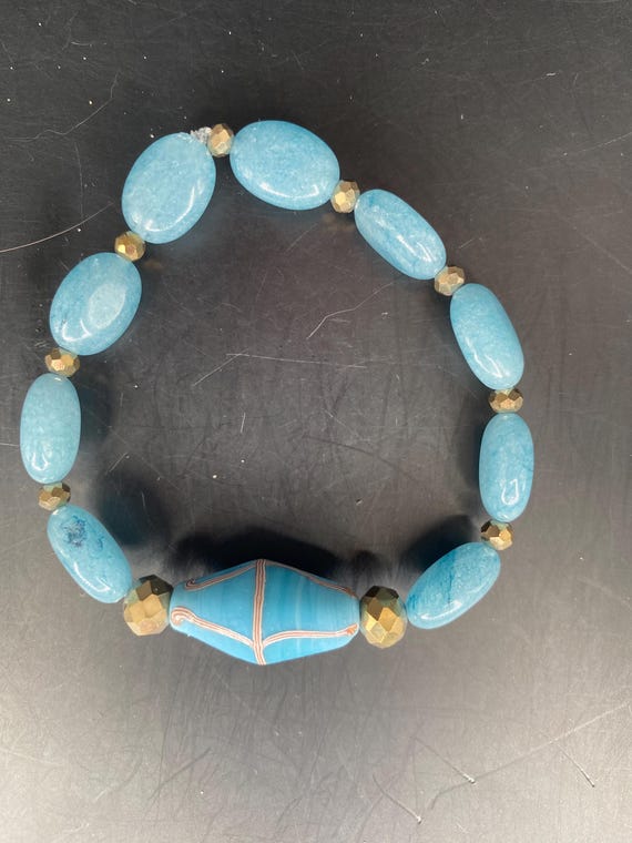 BBL63S: Robin Egg Blue Bracelet