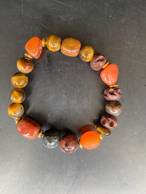 BB50S: Brown Rust Bracelet