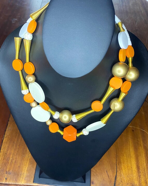 ORANGE CREAM WOOD: Light, bright and orangey for this summer's new colours.
