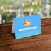 Blue Themed Food Tent Card Birthday Cake: Digital Download DIY ...