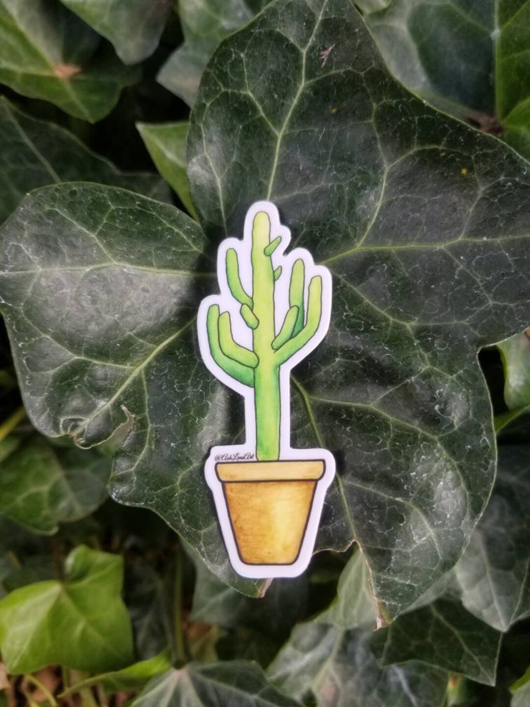Potted Saguaro Cactus Sticker Cactus Sticker Saguaro Sticker Cactus