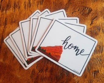 BULK LISTING - Wholesale Stickers - Red Rocks Colorado Home Sticker - Colorado sticker - Red Rocks sticker - Colorado waterbottle sticker