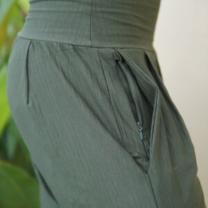 Harem Yoga Pants | Natural and Extremely Breathable Material | Wear me indoor and outdoor image 5