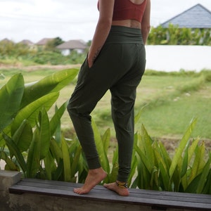 Harem Yoga Pants | Natural and Extremely Breathable Material | Wear me indoor and outdoor image 7