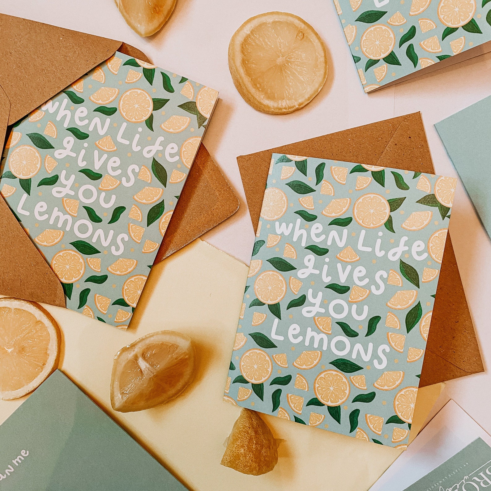 When Life Gives You Lemons Card Fruit Card Lemon Etsy UK