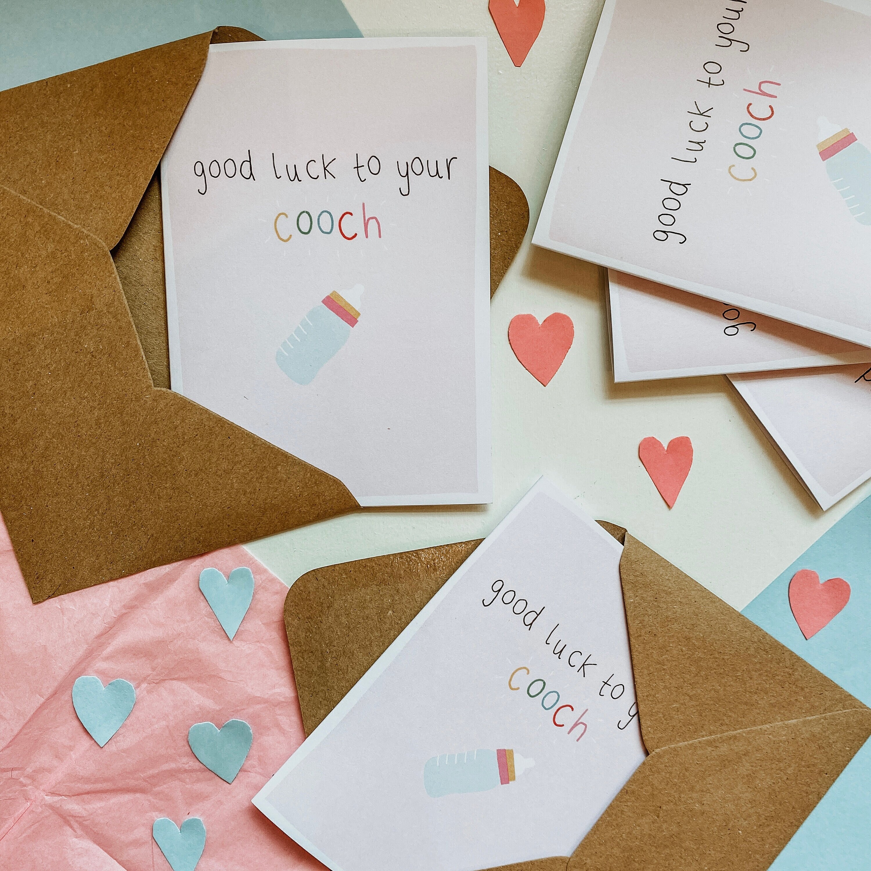 Gen Z Collection Good Luck to Your Cooch Pregnancy Card Etsy Australia