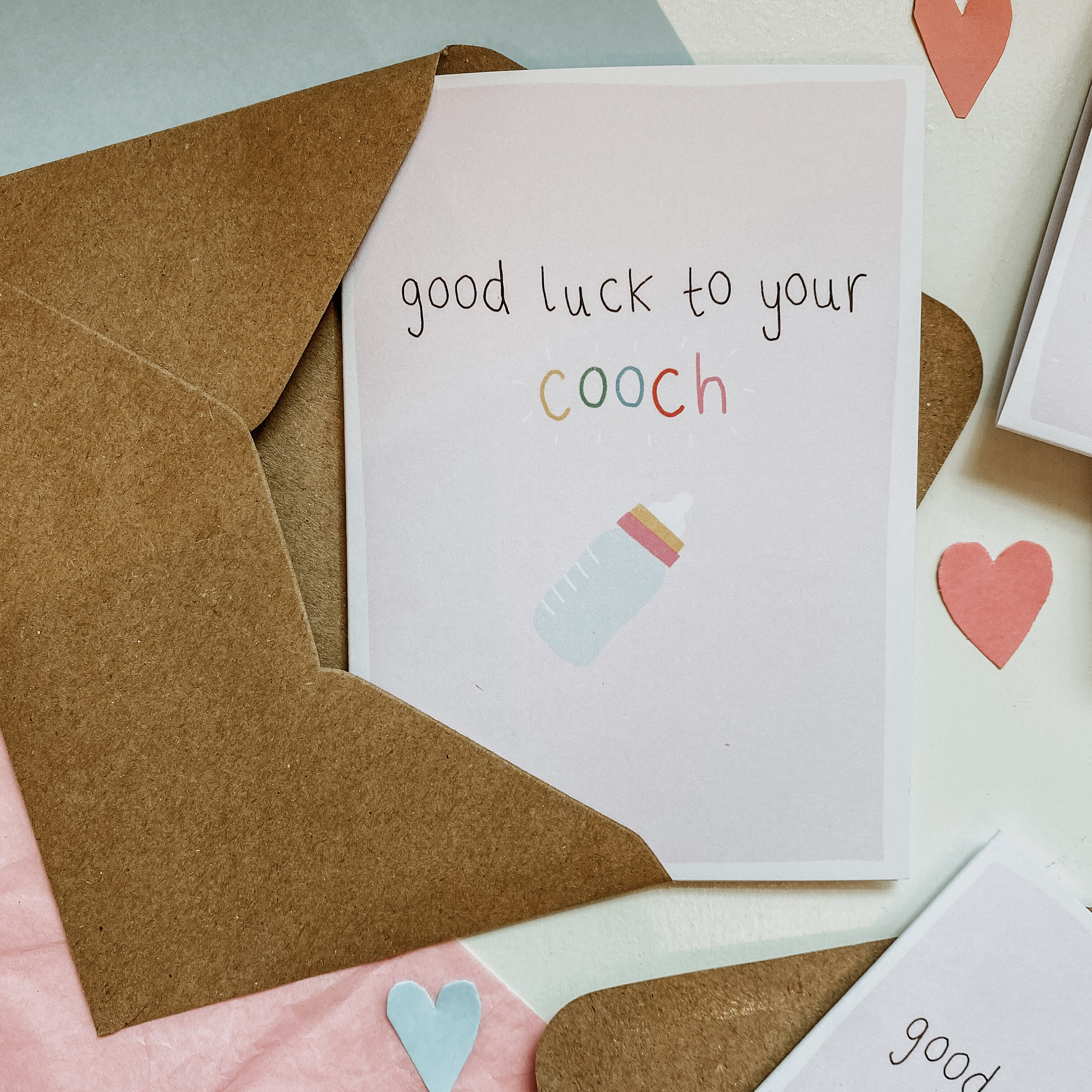 Gen Z Collection Good Luck to Your Cooch Pregnancy Card Etsy Australia