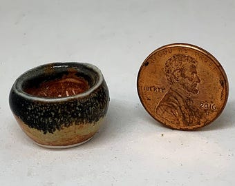 Miniature OOAK Hand-thrown Bowl (25)