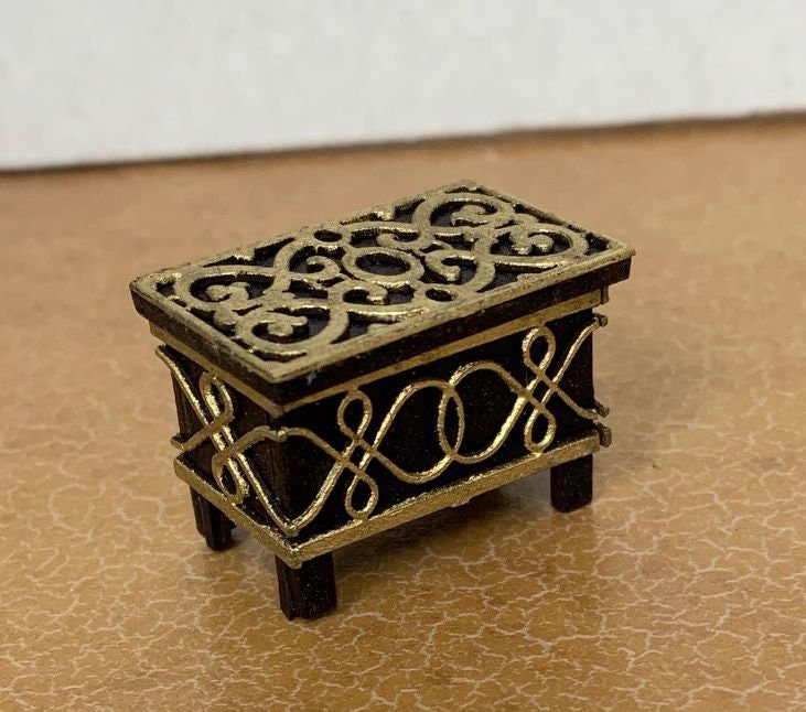 Miniature Jewelry Box in 112 Scale Etsy