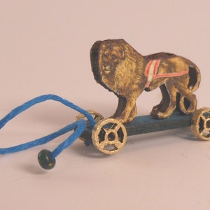 Miniature 1:12 Scale Lion Pull-Toy KIT